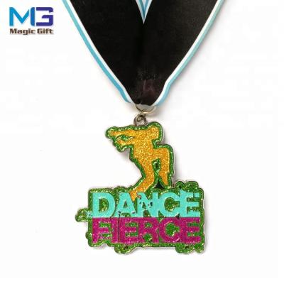 China Cheap Custom Dance Award Metal Sports Trophy Medal From Europe China Manufacturer No Min Order for sale