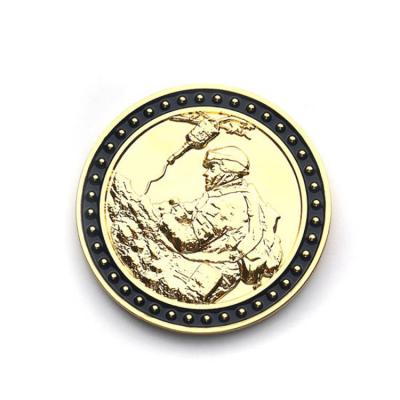 China Europe Souvenir Gold Coin Metal Round High Quality Cheap Personalized Coin for sale