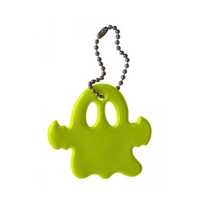 China New Design Untearable Reflective Hallowmas Safety Key Chain For Kids for sale