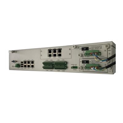 China Communication Xingtac G-128 2U Recessed Fanless Industrial Communication Management Machine EMC Gateway for sale