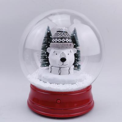 China Europe personalized snow globe snowman ornaments poinsettia Christmas ornament bear ornament for sale