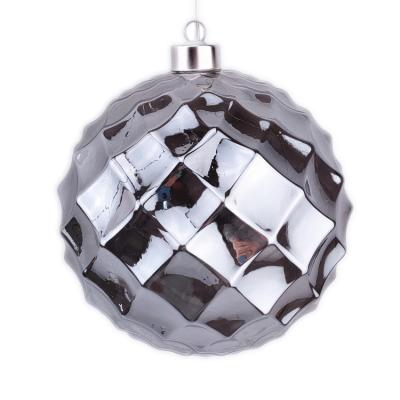 China Wholesale 100 Christmas Glass Ball Ornaments Irregular Hanging Vintage / Retro Decor for sale