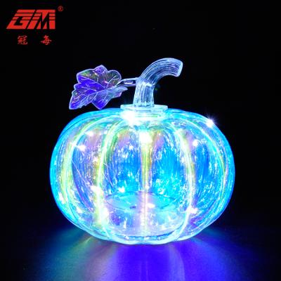 China Europe Halloween Decoration Hand Blown Glass Pumpkin For Sale for sale