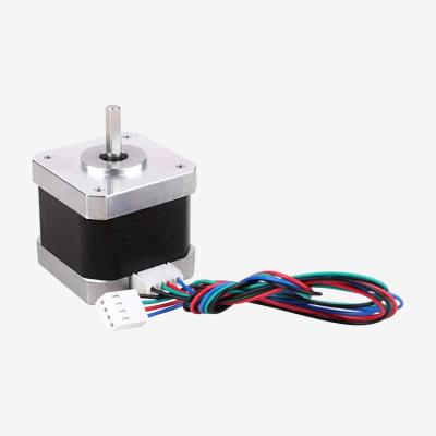 China 3D printer Parts Good quality nema17 stepper motor cnc 3D printer micro stepper motor NEMA 17 stepper motor with 4 wire for sale