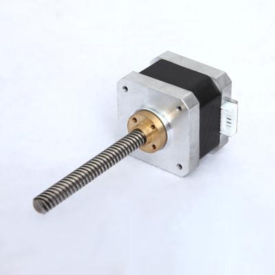 China 3D Printing CNC DC Linear Stepping Motor NEMA 17 Stepper Motor with Lead Screw for CNC Laser and 3D Printer for sale