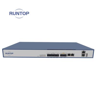 China Olt 4 GPON , 4 FTTX Solution RUNTOP Best Price Compatible RJ45 2 SFP / SFP+ olt for sale