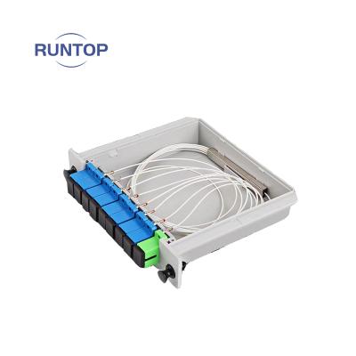 China FTTH FTTB FTTX Network FTTH FTTB FTTX Box Type PLC Splitter I-Beam Wall Mount PLC Splitter I-Beam Wall Mount PLC Steel Splitter 1x16 for sale