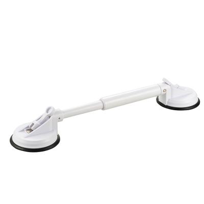 China Modern Adjustable Plastic Stainless Steel Grab Bar Anti-Slip Eco-Friendly Bath Handle for sale