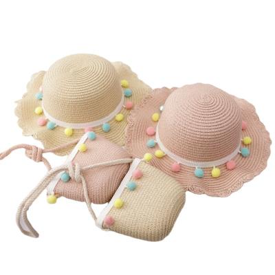 China Picture Children Summer Sunscreen Princess Beach Hat Children Straw Hat Sun Hat for sale