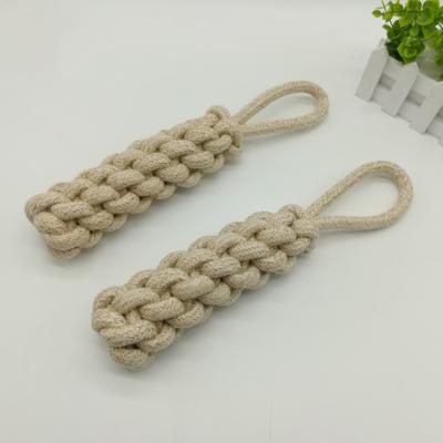 China Viable Wholesale Handheld Corn Rods Toys Hemp Rope Dog Toys for sale