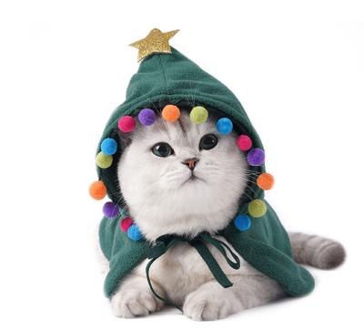 China Winter Spring Pet Cat Dog Hat Headdress Sustainable Warm Christmas Clothes for sale