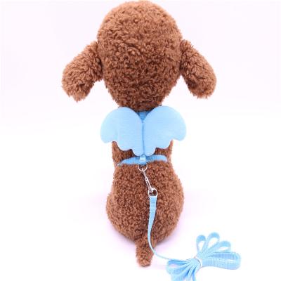 China New Sustainable Type Zigzag Angel Breast Back Wings Traction Belt For Dog for sale