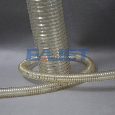 China Plastic Spiral Vent Hose Air Duct Flexible PU Ventilation PVC Duct Construction Pipe for sale