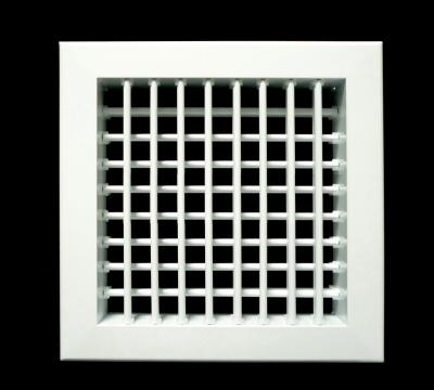 China Energy Saving HVAC System Exhaust Air Conditioning Aluminum Double Deflection Grille for sale