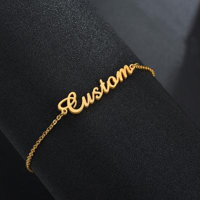 China Stylish GYX Customized Name Pendant Necklace Personalized 18k Gold Plated In Stainless Steel Jewelry for sale