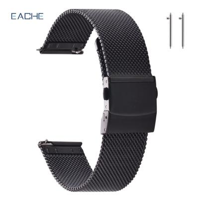 China EACHE Designer Luxury Apple Watch Charm Band Quick Release Mesh Stainless Steel Smart Watch Milanese Bands for sale