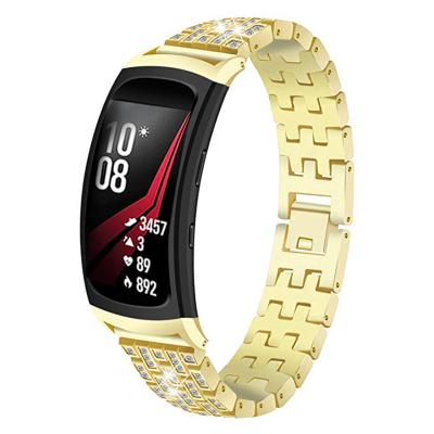 China EACHE Correas-De-Reloj Gold Metal Women Men Rose Gold Unisex Solid Luxury Watchband For Samsung for sale