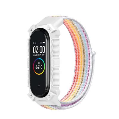 China EACHE Rainbow 20mm Simple And Durable Elastic Woven Smart Watch Bands By De-Reloj for sale