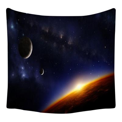 China Home Decor Minimalist Psychedelic Starry Starry Sky Night Sky Milky Way Bohemian Tapestry Home Wall Hanging Polyester for sale