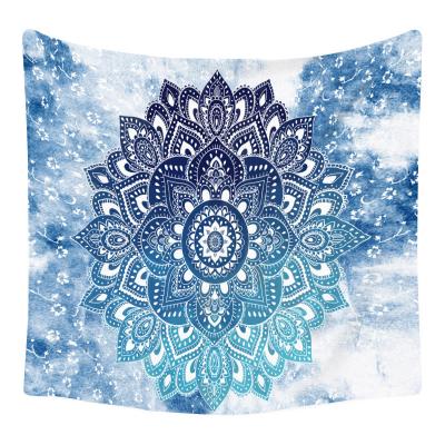 China Minimalist Mandala Bohemia Tapestry Wall Hanging Rug Throw Yoga Mat for Bedroom Ceiling Decoration Carpet Home Tapestry for sale