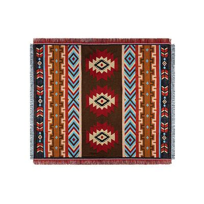 China Indian Geometric Tapestry Sofa Cover Camping Totem Blanket Retro Nondisposable Amazon Ethnic Blanket for sale