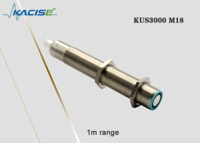 China KUS3000 M18 Compact Housing Ultrasonic Proximity Sensor High Repeatability with Protection class IP65 for sale