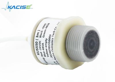 China 1NPT PTFE Material Ultrasonic Transducer Sensor Ultrasonic Level Meter For Food for sale