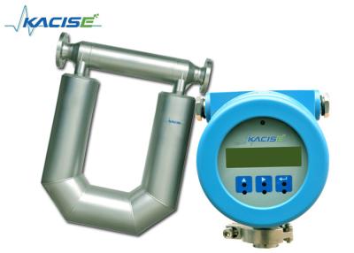 China High Precision Fuel Oil Flow Meter , Coriolis Gas Flow Meter With LCD Display for sale