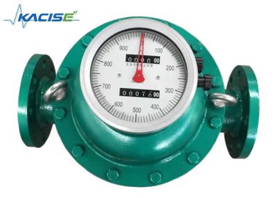 China High Viscosity Liquild Turbine Flow Meter Oval Gear Type With Digital Display for sale