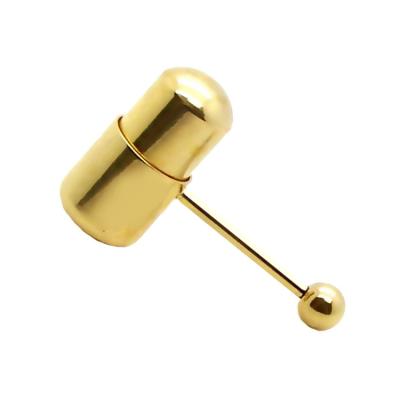 China For Tongue Stud Barbell Body Piercing Jewelry / Surgical Steel Vibrating Tongue Ring for sale