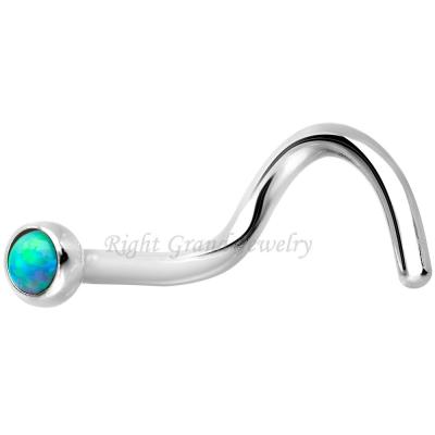 China For Nose Ring Wholesale Gold Nose Piercings L Shape Bone Screw Nose Rings for sale