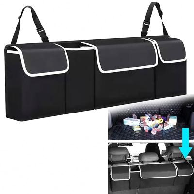 China Convenient High End Foldable Auto Trunk Organizer For Car OEM ODM Car Roof Net Storage Bag for sale