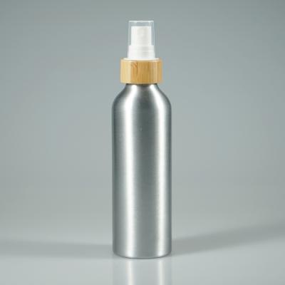 China Amazon Silver Aluminum Spray Personal Care Bamboo 30ml 50ml 100ml 150ml Bottle, Refillable Perfume Plastic Trigger, Hair Salon Water Bottle for sale