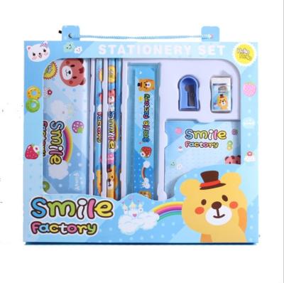 China Environmental Friendly Hot Sale Back To School Children Gift School Stationery Set for sale