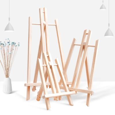 China Wholesale Easel Art Supply Wooden Easel Stand Artist Painting Rack for Drawing for sale