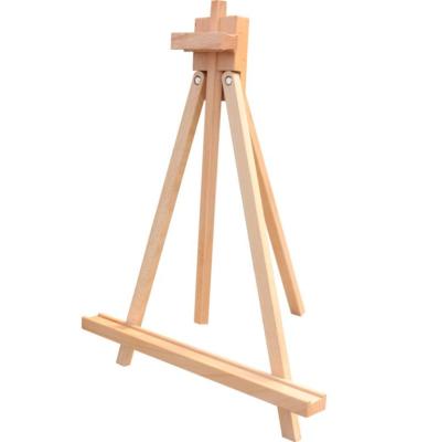 China Stable Wholesale Customization Small Easel Wooden Table Top Tripod Easel Supplier for sale