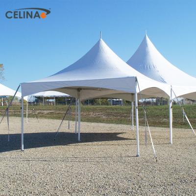 China Celina Trade Show Event Resistance UV Tent Hexagonal Peak Heavy Duty Tents For Events for sale