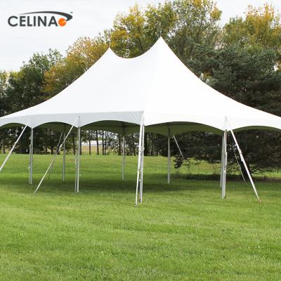 China Water Resistant Celina PVC Coated Fabric Wedding Event Marquee High Peak Frame Tent Party Wholesale Resistant Outdoor Occasion for sale