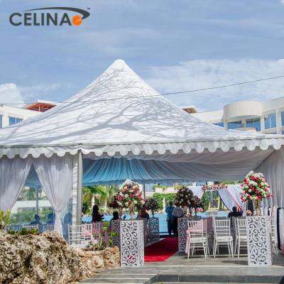 China Waterproof.fireproof PVC Good Quality Fabric 100% Canopy 10x10 Pagoda Tent For Outdoor Event for sale