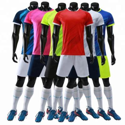 China Wholesale Custom Made Sublimation Breathable Sportswear Soccer Tank Top Uniform With Mens Football Shirt Set Suit for sale