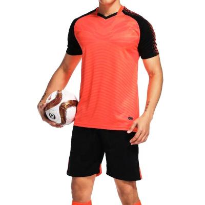 China Breathable Wholesale Price China Made Logo Soccer Jersey High Quality Set Full Jerseys Football Kit for sale