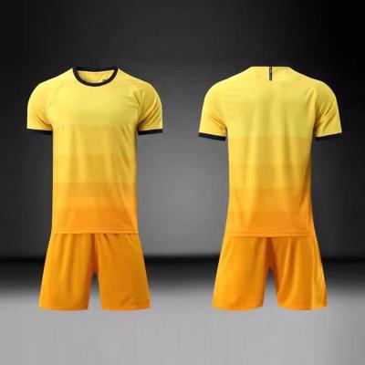 China Breathable Wholesale Customized National Team Soccer Adult Numbers Logo Kid Soccer Uniform Shirt for sale