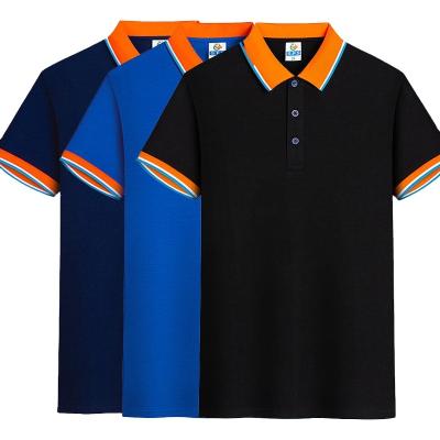 China Wholesale Colors XS-5XL Lapel Custom 10 Anti-wrinkle Logo Polo T-shirt Odell Cotton Breathable Golf T-Shirt For Men for sale