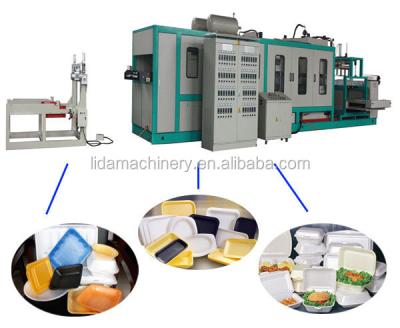 China Plastic Foam Lunch Box Vacuum Forming Machine LD-1040 for sale