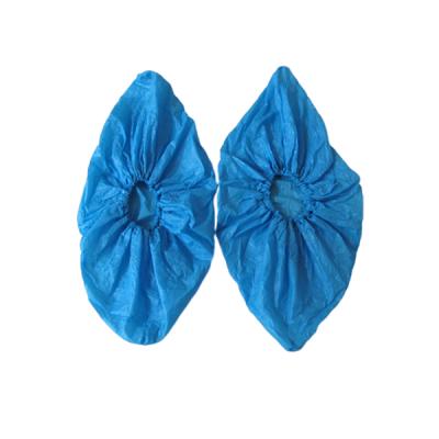 China CPE Antiatatic Cleanroom Shoe Cover Disposable Single Use Plastic Shoe Cover for sale