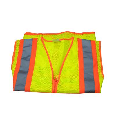 China Other High Visibility Reflective Work Safety Vest Mesh Construction Security Safety Vest Reflective Vest for sale