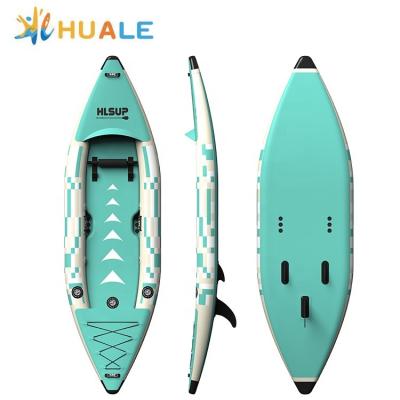 China Factory wholesale price durable PVC inflatable kayak fishing leisure canoe boat for sale for sale