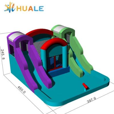 China Wholesale Oxford Cloth Inflatable Home Use Castle Bouncer Slide Jumping Combo For Commercial for sale