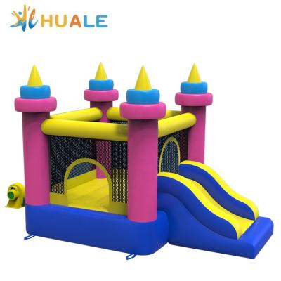 China Home Use Oxford Bouncer House Inflatable Cloth Bounce Jumping Castle Garden Game For Kids for sale