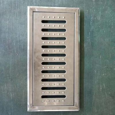 China Floor/construction swimming pool drainage cover/walkway/kitchen ditch drain grate/hotel/canteen ss304/stainless steel/storm drain grate for sale